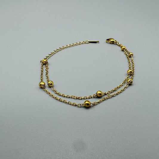 Bracelet Duo Perlé